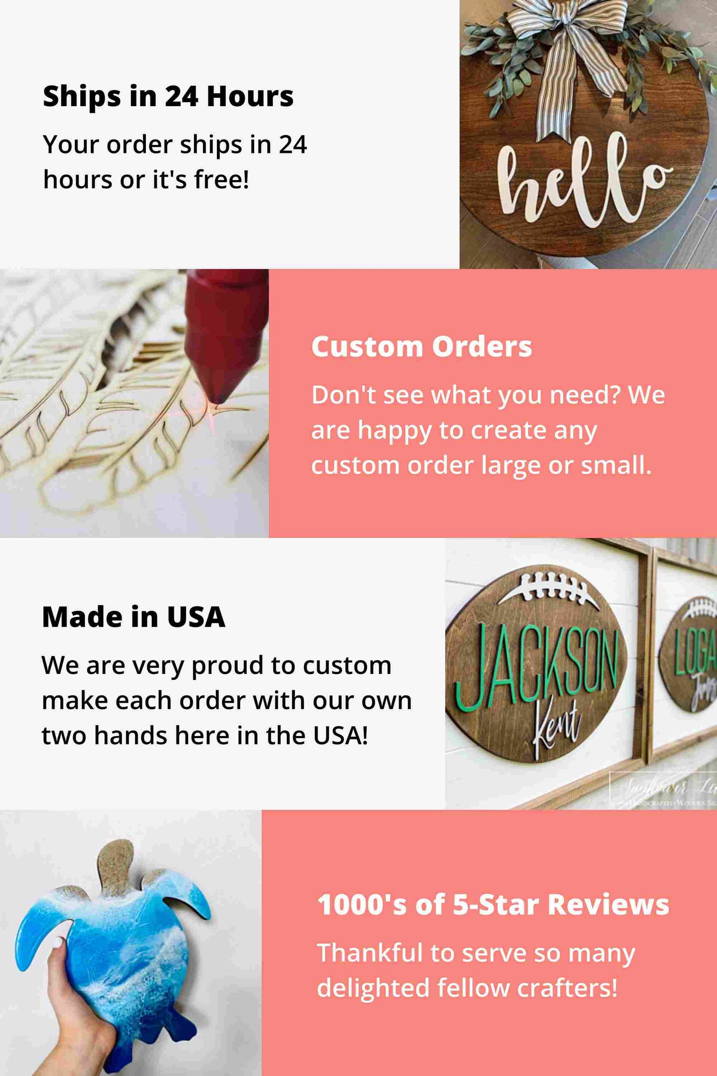 Unfinished Wood Circle Craft Cutout, Round | Up to 36"