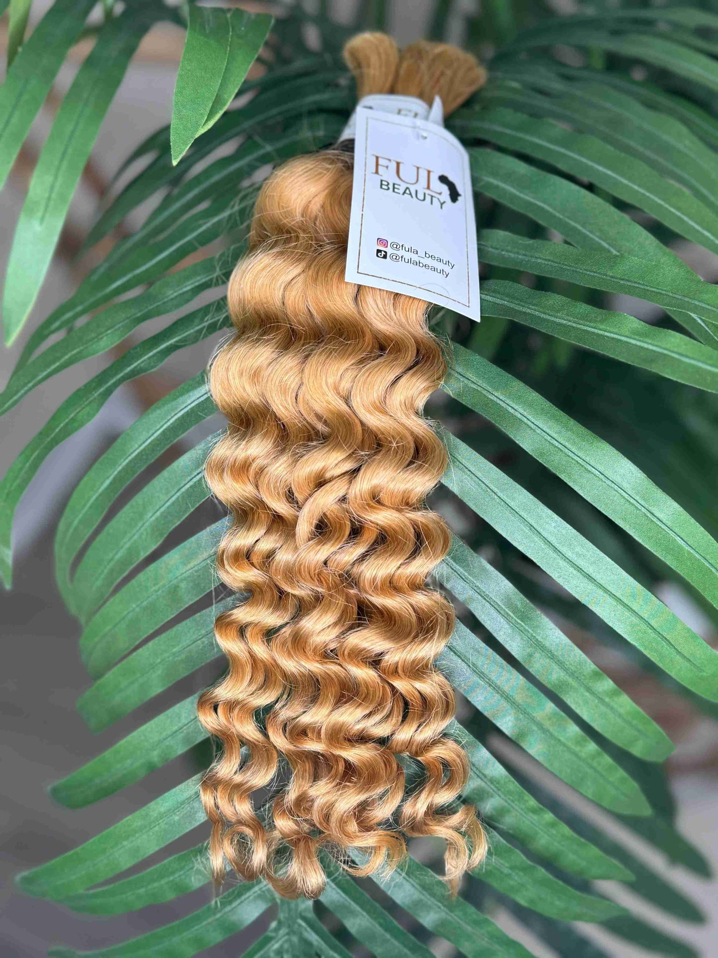 Boho Deep Wave Bulk Braiding Hair
