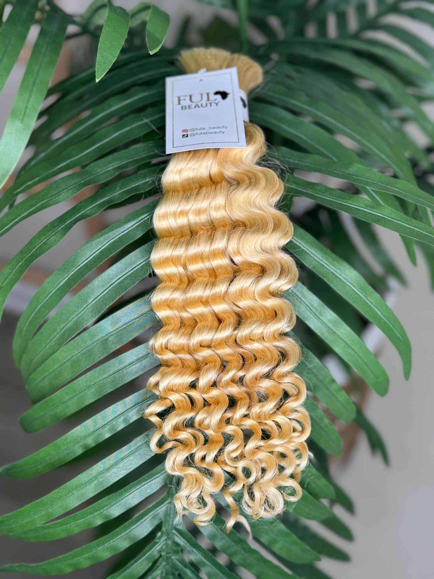 Boho Deep Wave Bulk Braiding Hair