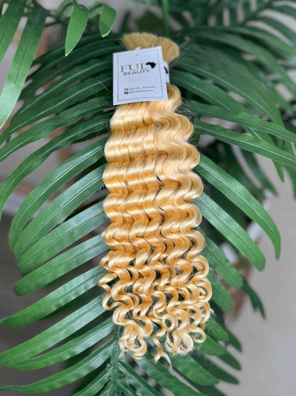 Boho Deep Wave Bulk Braiding Hair