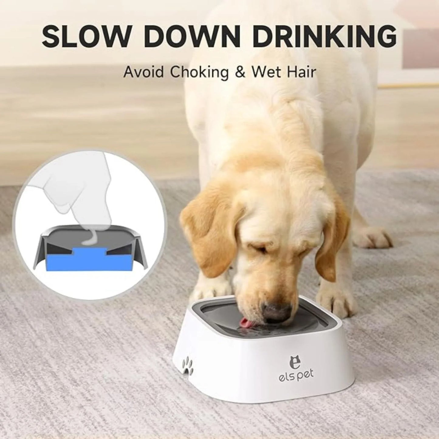 Floating Water Bowl, Splash Free (1L)