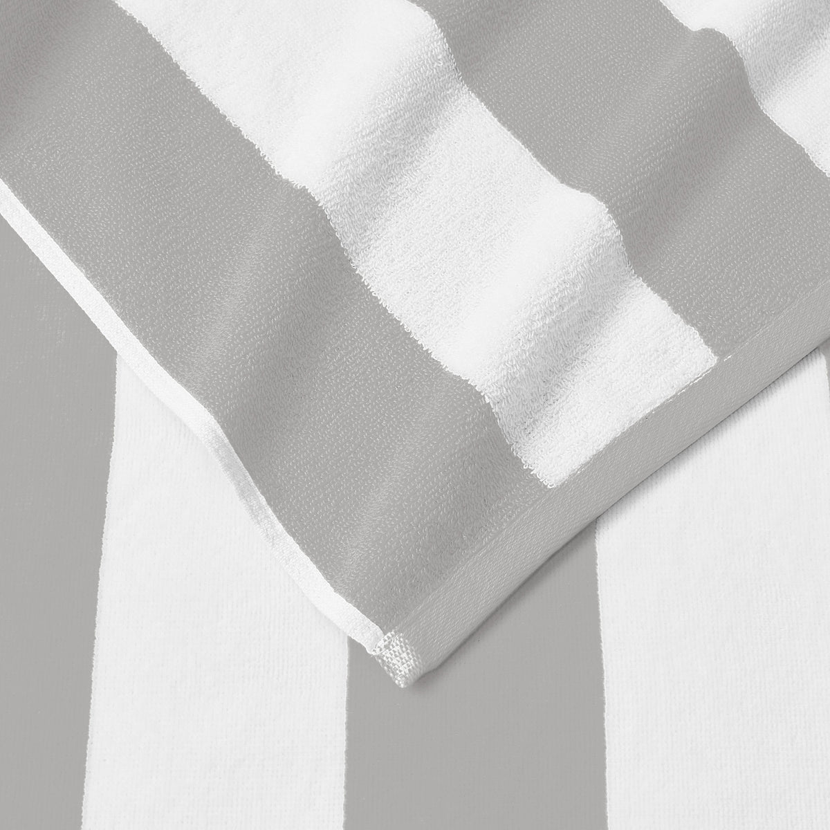 Cotton Velour Cabana Stripe Beach Towel | Novia Collection