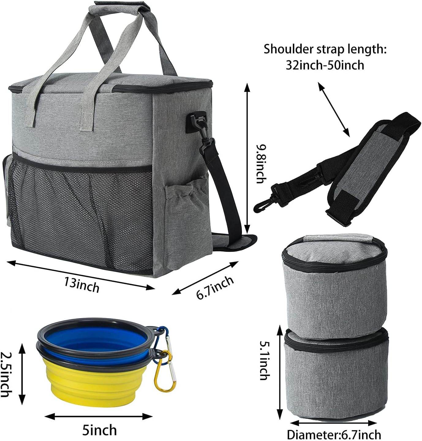 Dog Travel Bag Set (Airline Approved)
