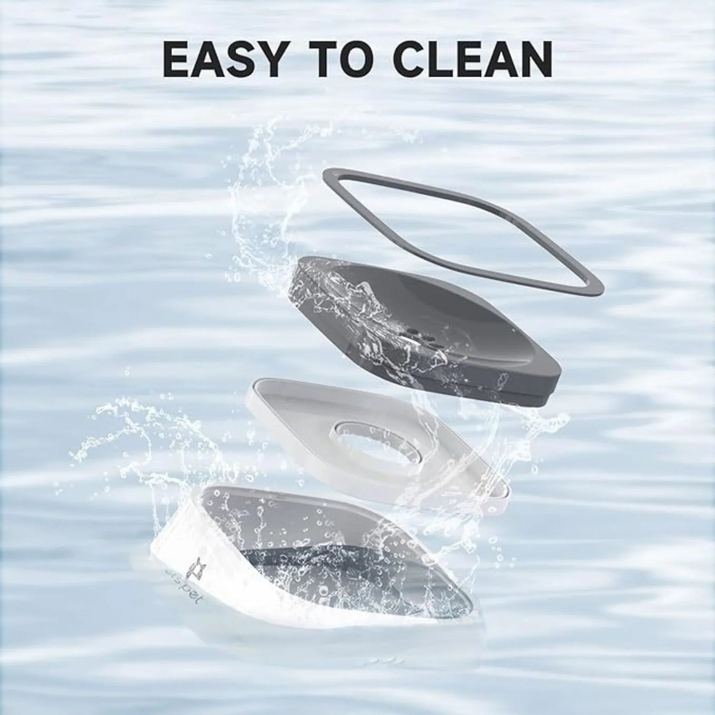 Floating Water Bowl, Splash Free (1L)