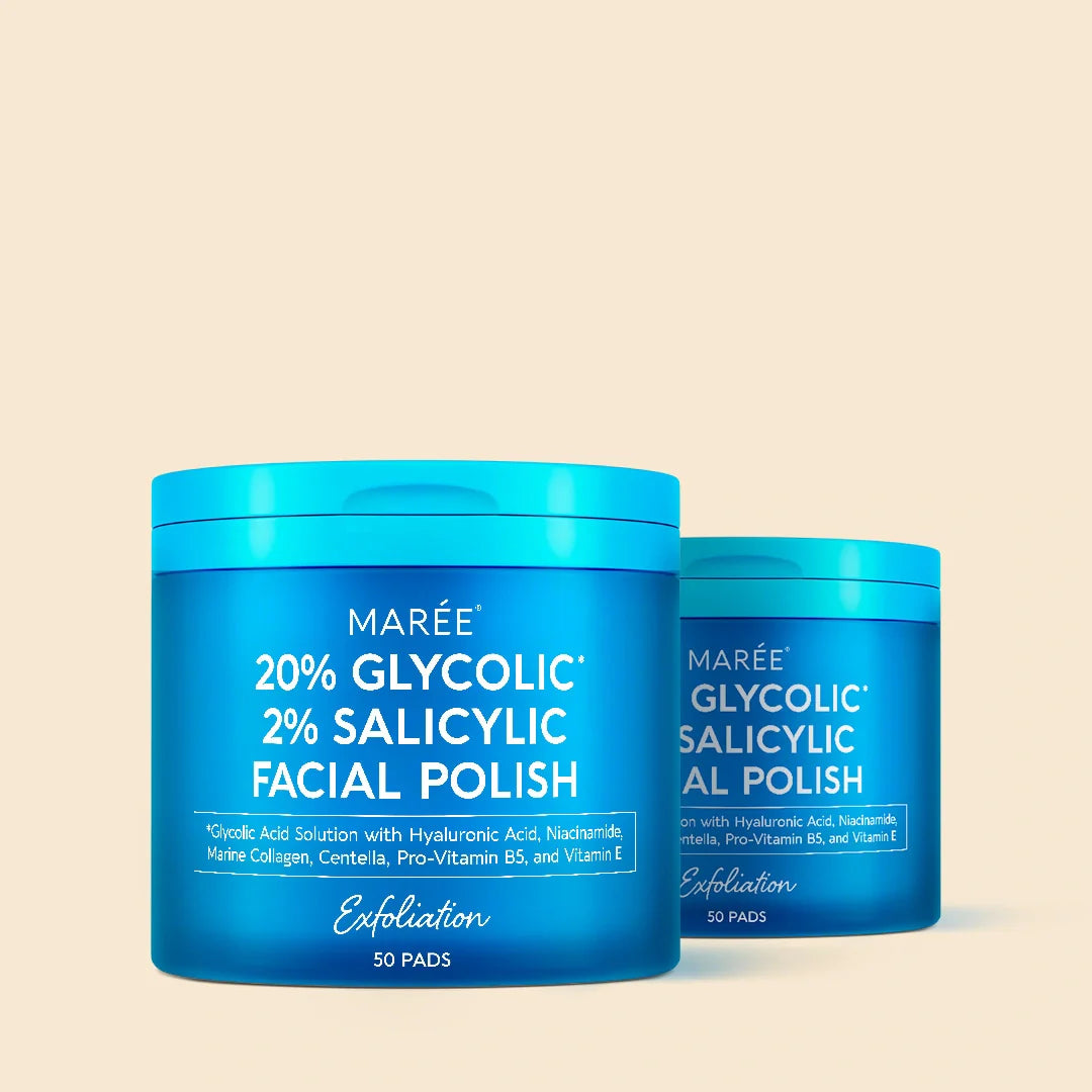 Glycolic & Salicylic Acid Exfoliating Pads