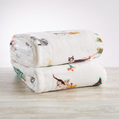 Holiday Sherpa Throw - Esmay Collection