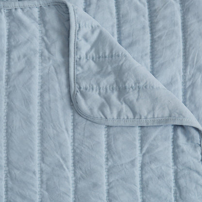 Solid Striped Quilt - Virginia Collection