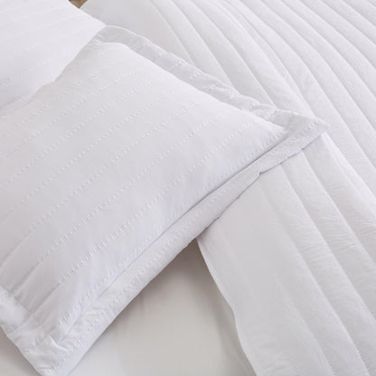 Solid Striped Quilt - Virginia Collection