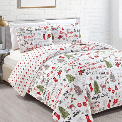 Holiday Quilt Set - Carol Collection
