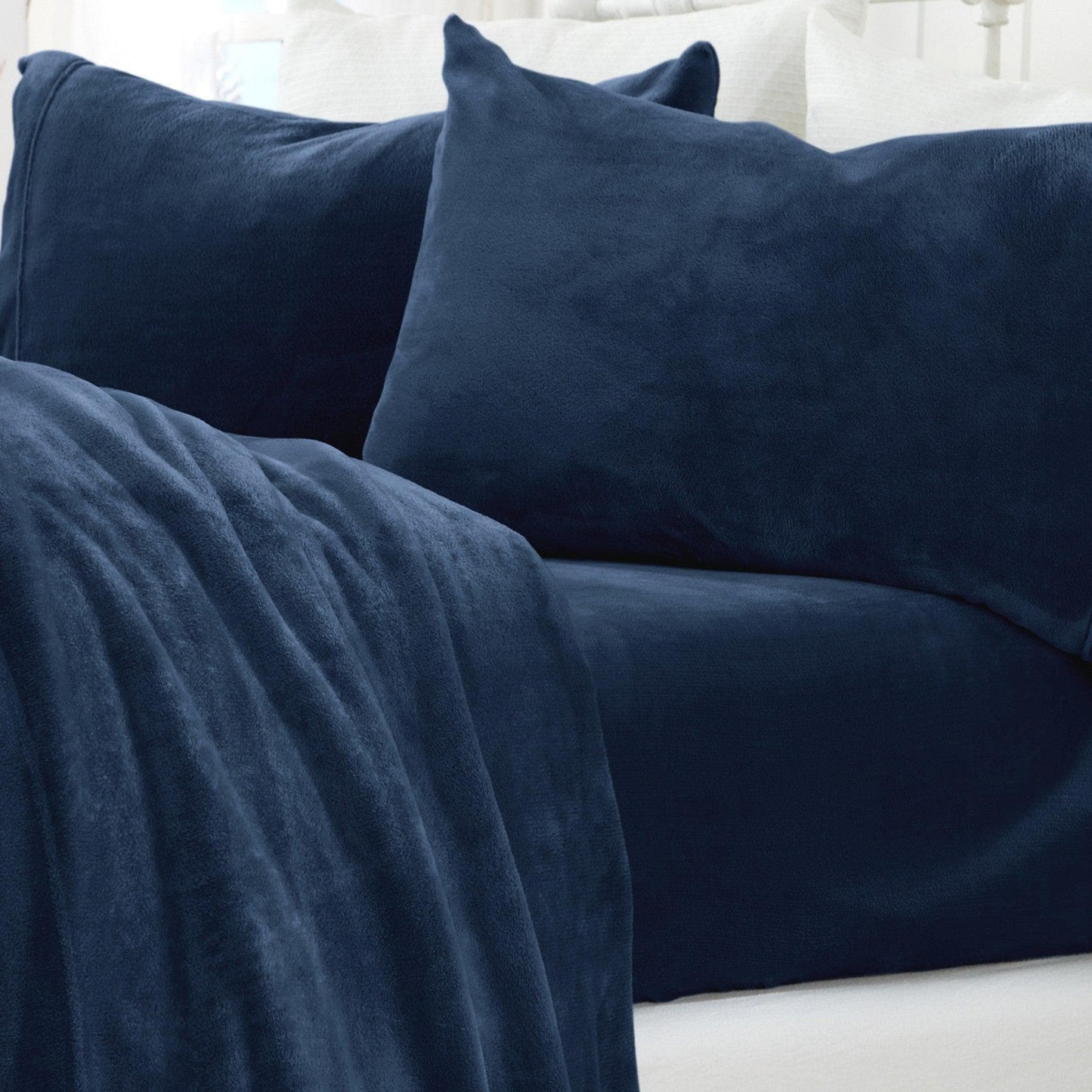 Solid Plush Sheet Set - Velvet Luxe Collection