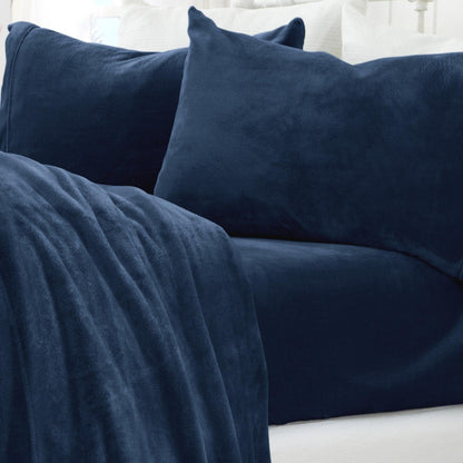 Solid Plush Sheet Set - Velvet Luxe Collection