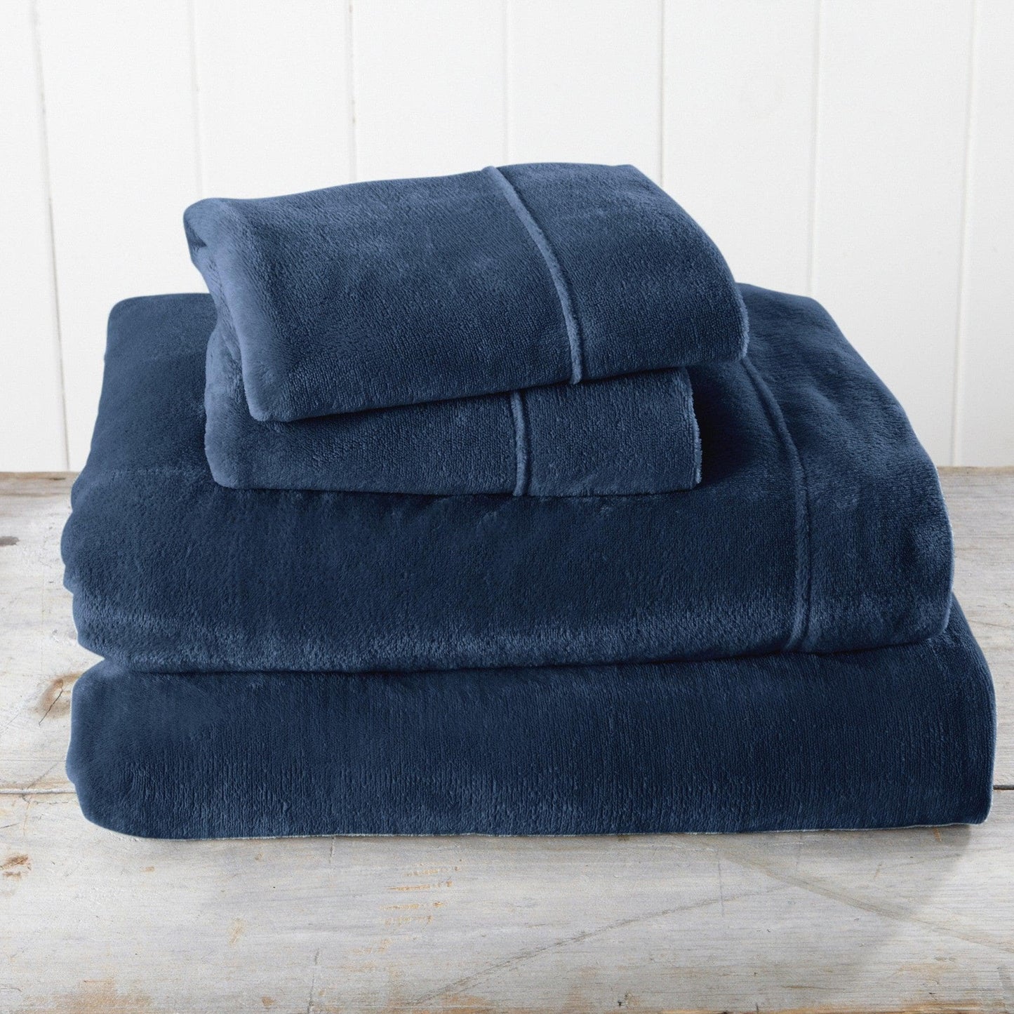 Solid Plush Sheet Set - Velvet Luxe Collection