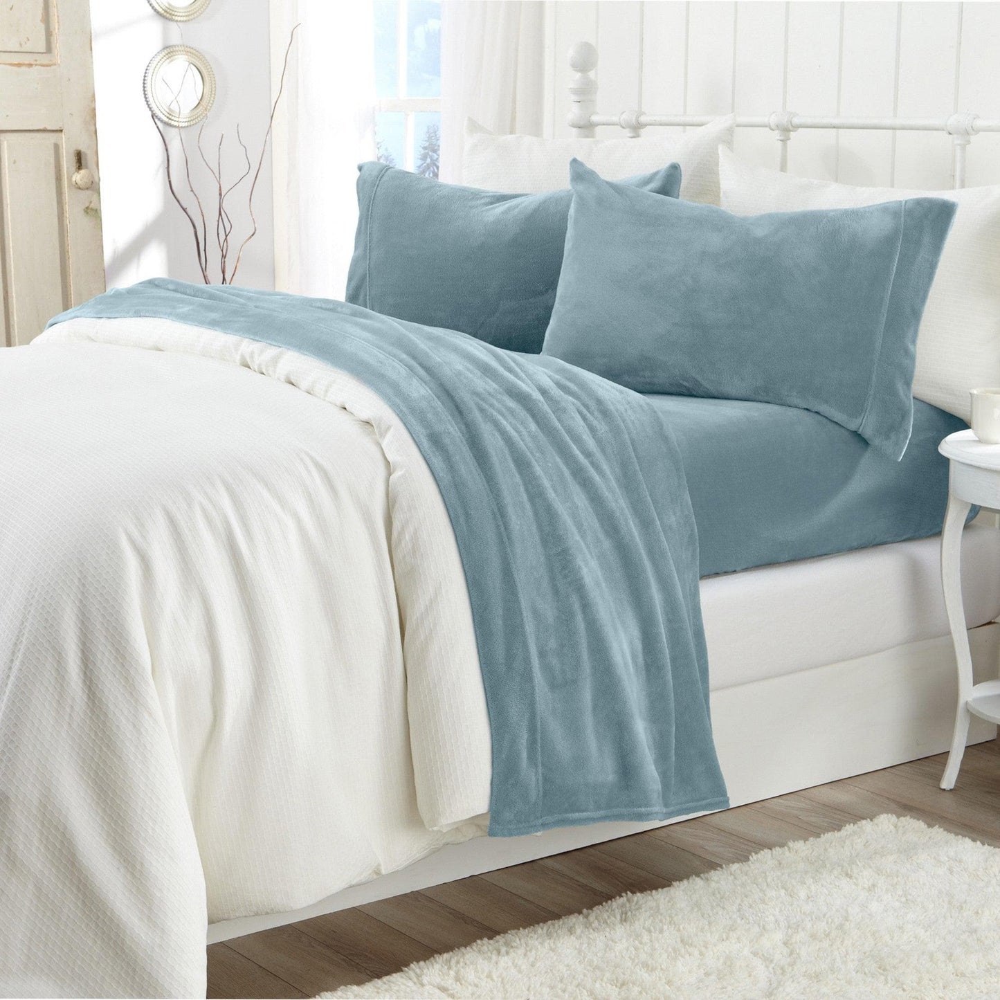 Solid Plush Sheet Set - Velvet Luxe Collection
