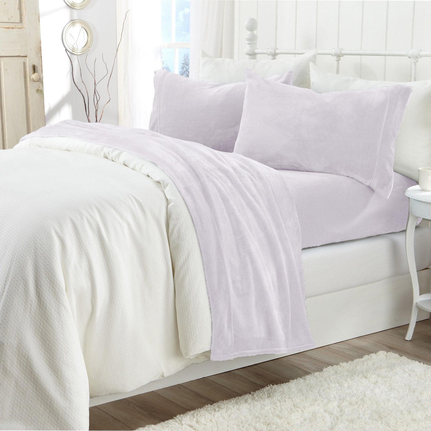 Solid Plush Sheet Set - Velvet Luxe Collection