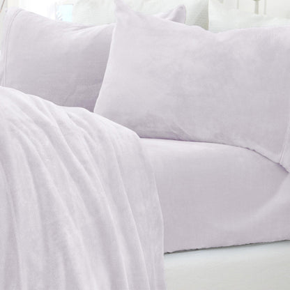 Solid Plush Sheet Set - Velvet Luxe Collection