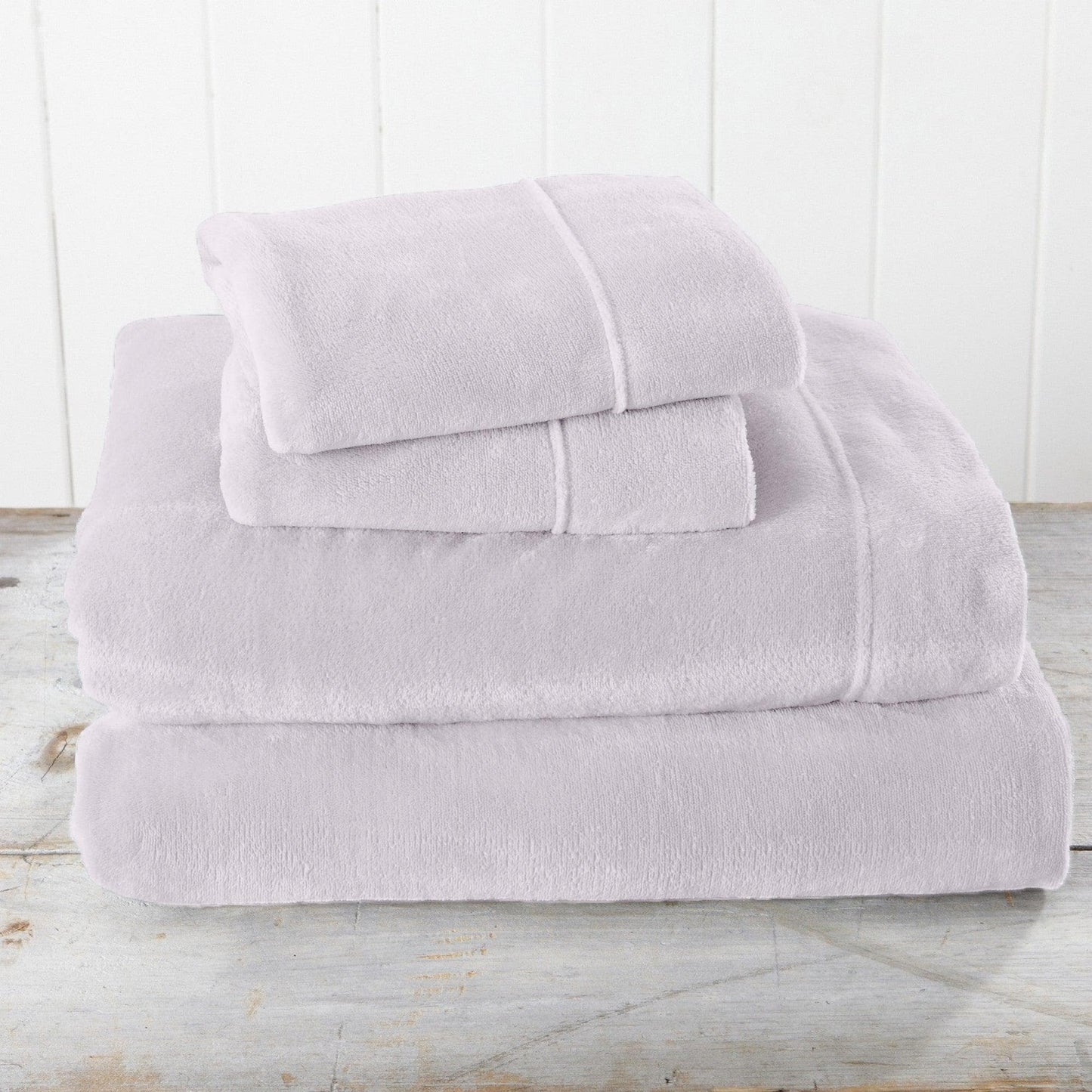 Solid Plush Sheet Set - Velvet Luxe Collection