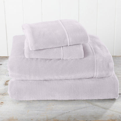 Solid Plush Sheet Set - Velvet Luxe Collection