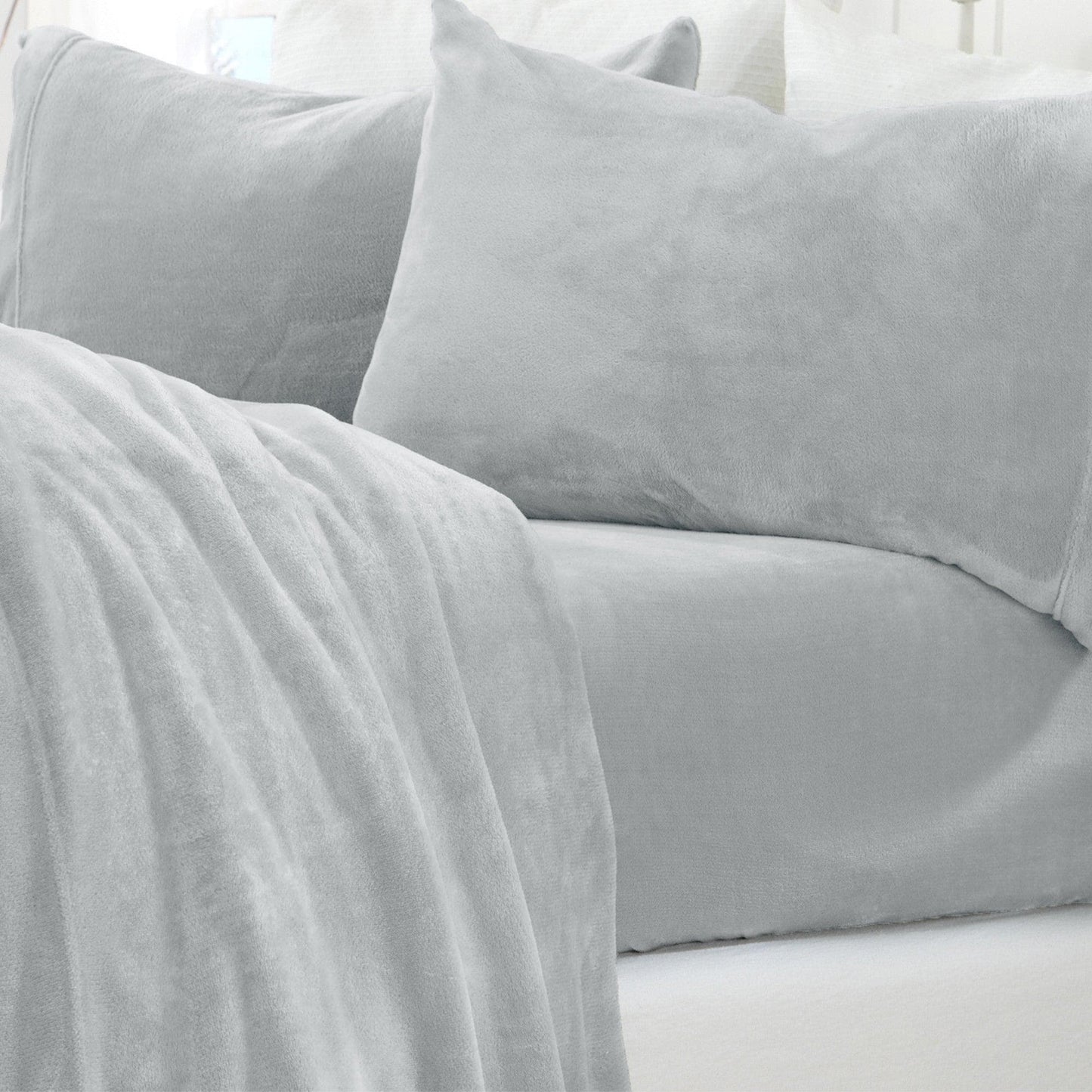 Solid Plush Sheet Set - Velvet Luxe Collection