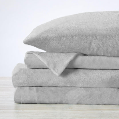 Solid Plush Sheet Set - Velvet Luxe Collection