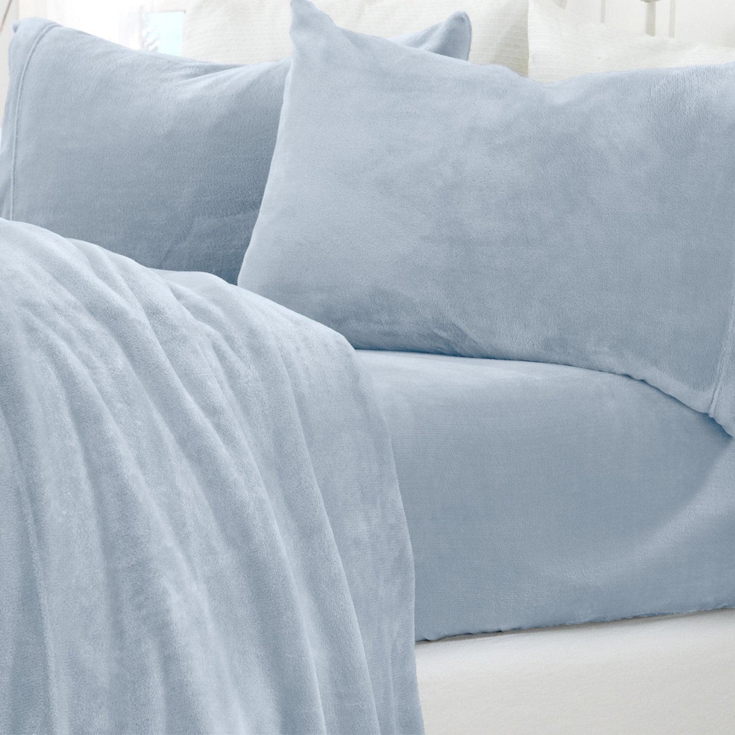 Solid Plush Sheet Set - Velvet Luxe Collection