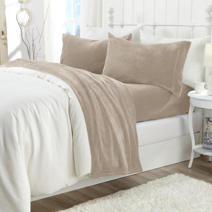 Solid Plush Sheet Set - Velvet Luxe Collection