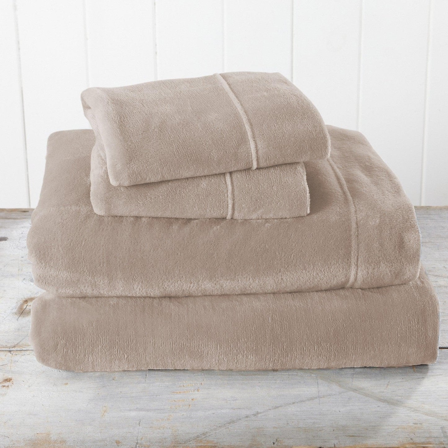 Solid Plush Sheet Set - Velvet Luxe Collection