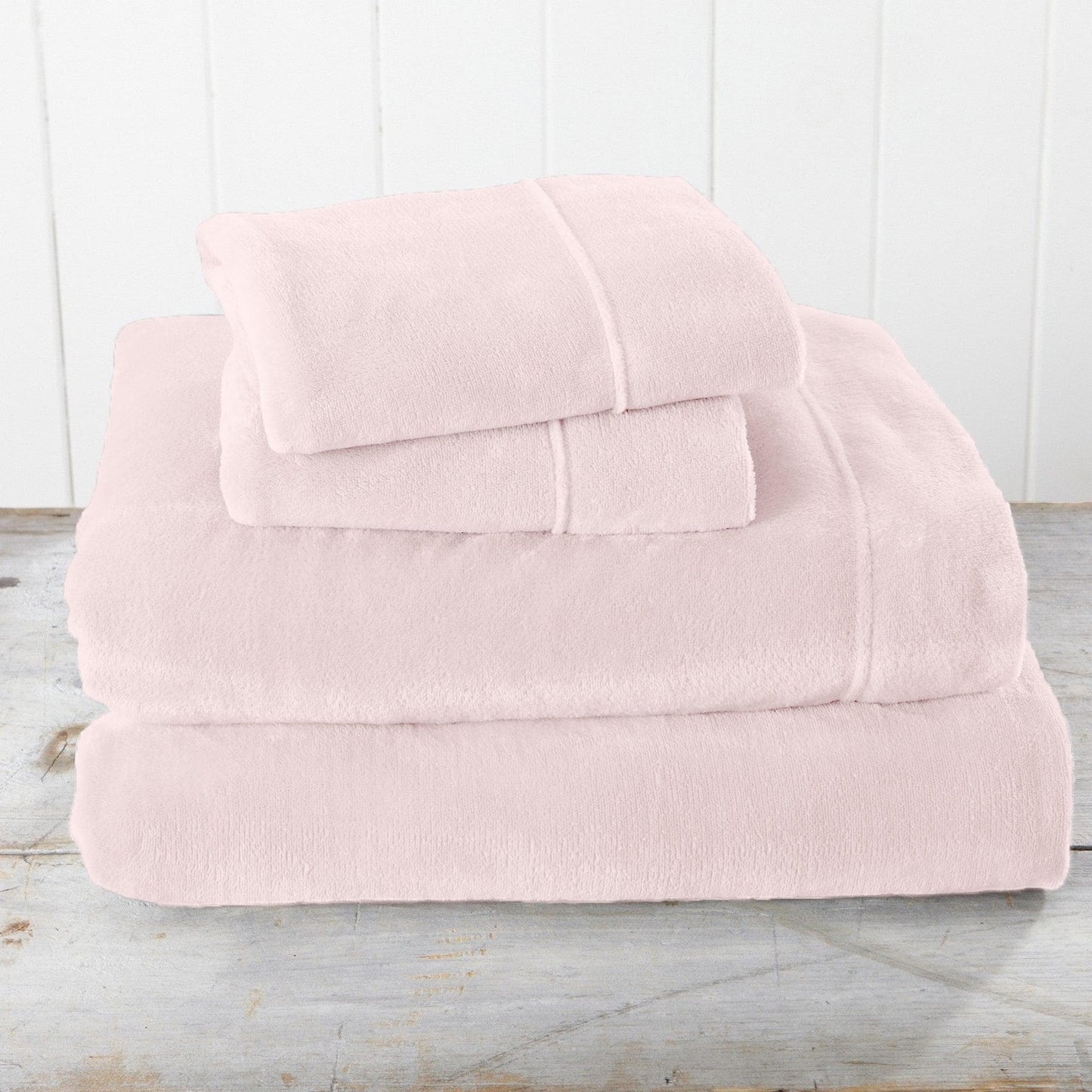 Solid Plush Sheet Set - Velvet Luxe Collection