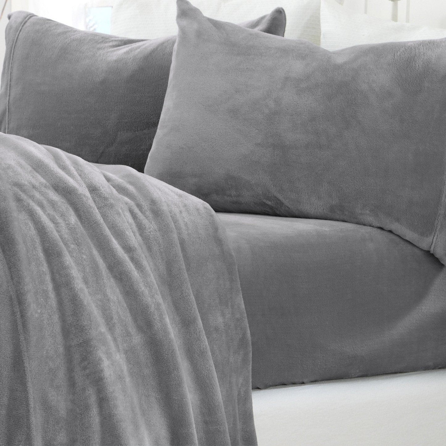 Solid Plush Sheet Set - Velvet Luxe Collection
