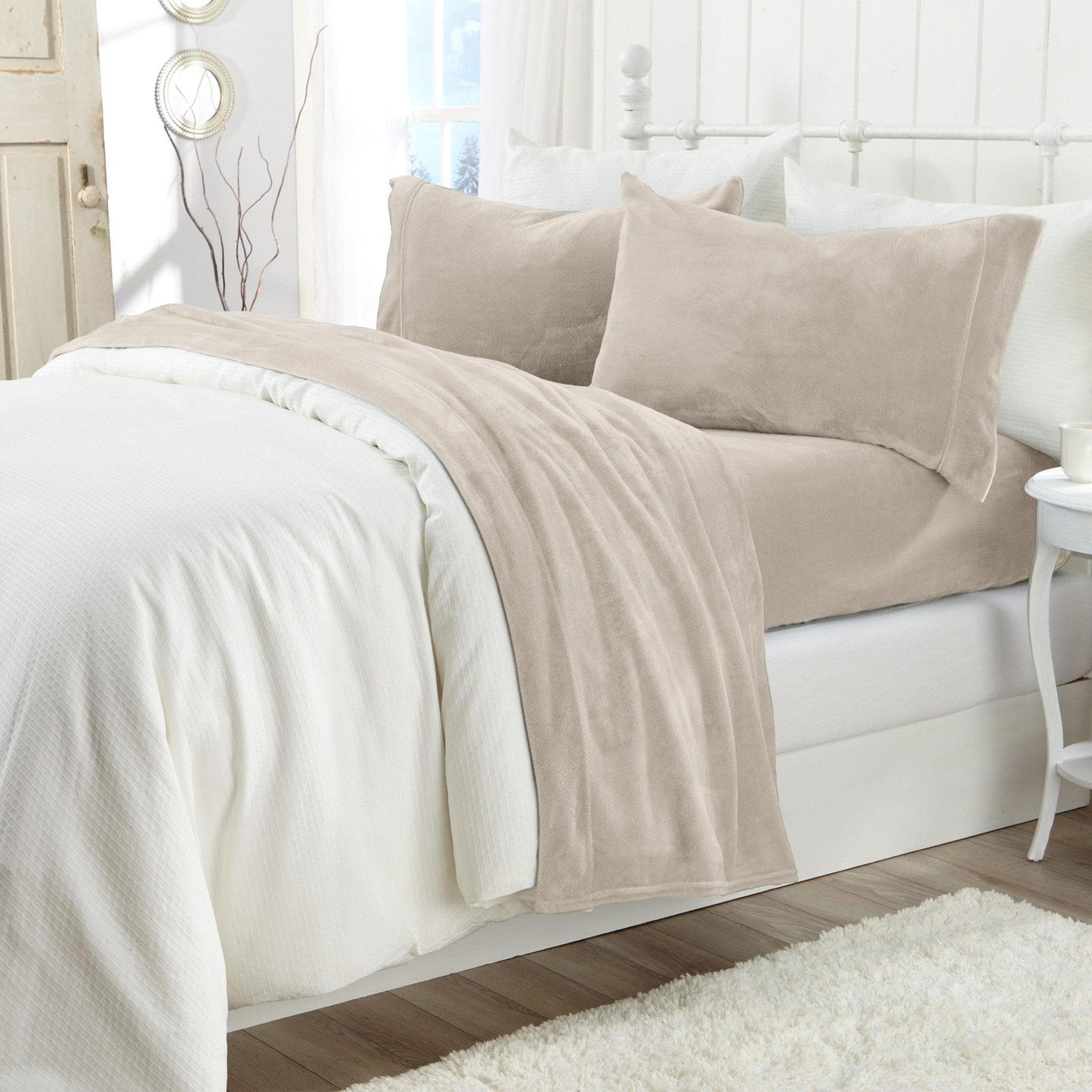 Solid Plush Sheet Set - Velvet Luxe Collection