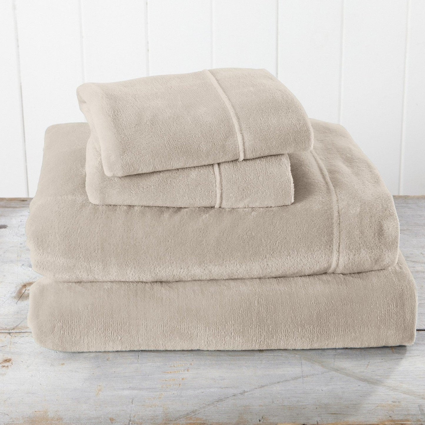 Solid Plush Sheet Set - Velvet Luxe Collection
