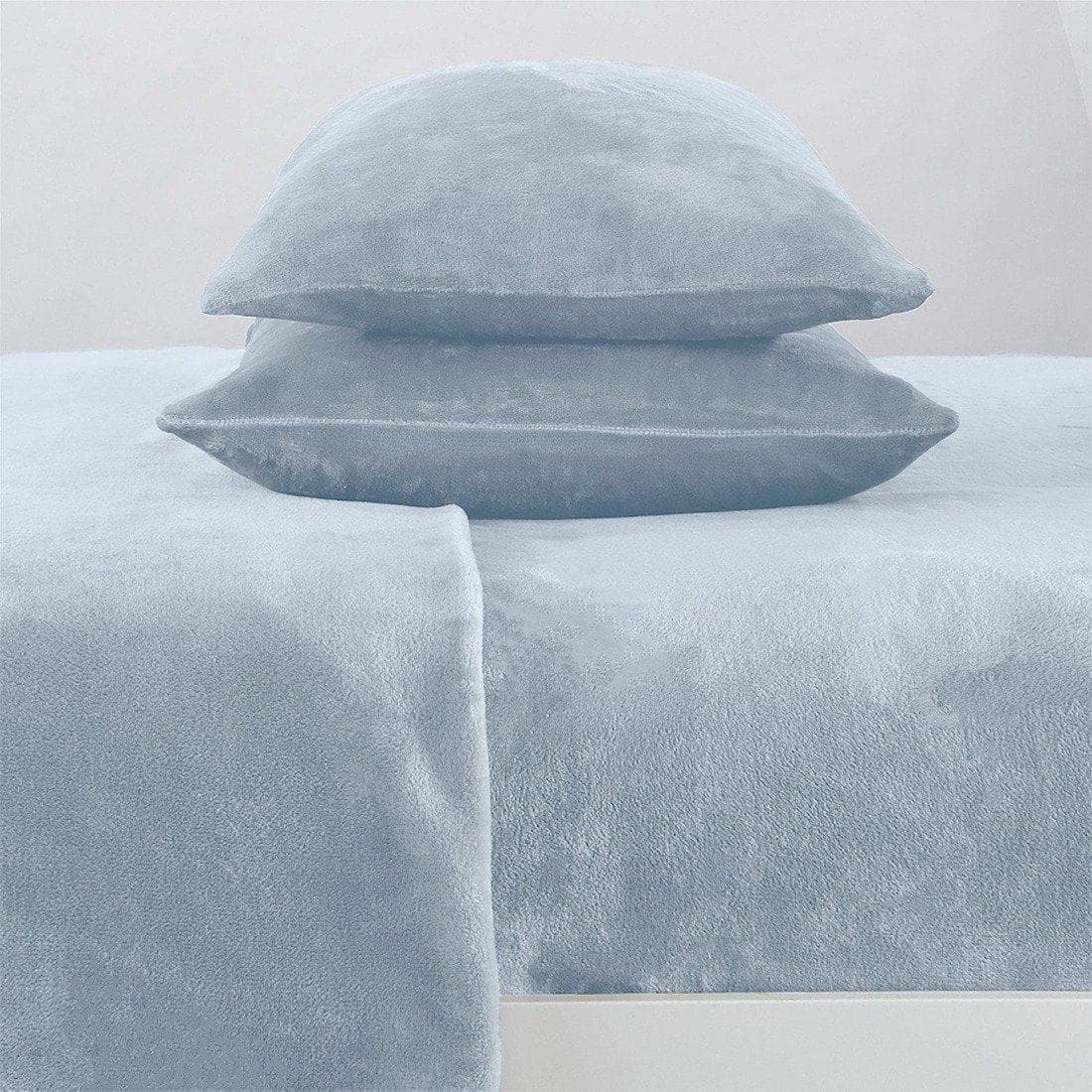 Solid Plush Sheet Set - Velvet Luxe Collection