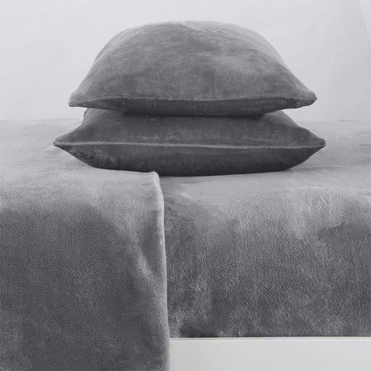 Solid Plush Sheet Set - Velvet Luxe Collection