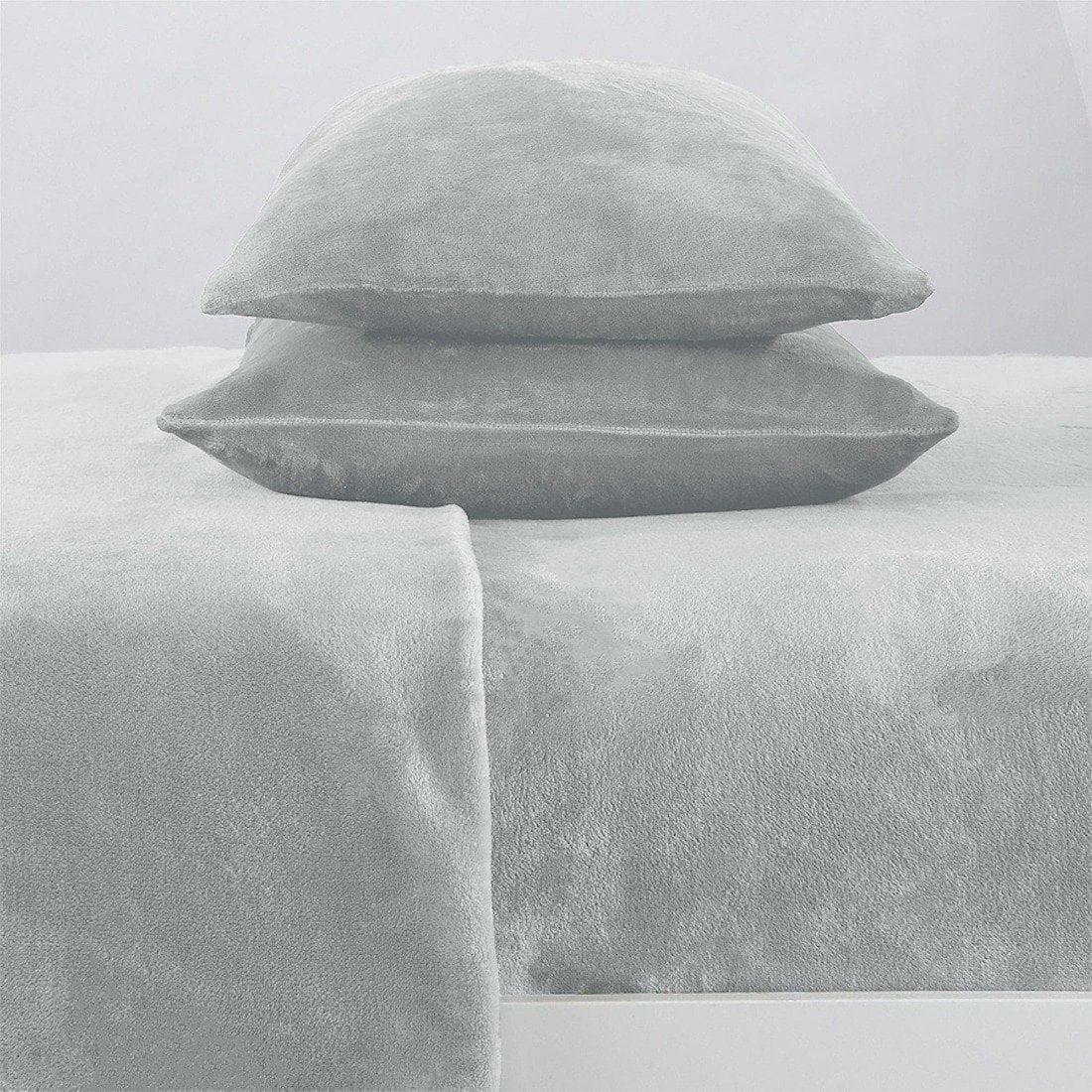Solid Plush Sheet Set - Velvet Luxe Collection