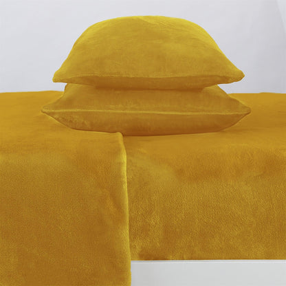 Solid Plush Sheet Set - Velvet Luxe Collection