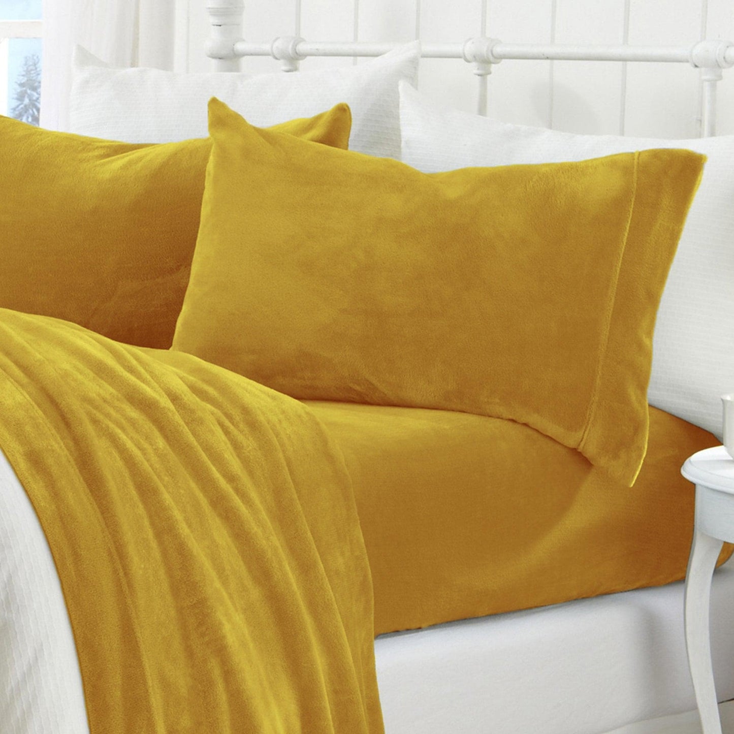 Solid Plush Sheet Set - Velvet Luxe Collection