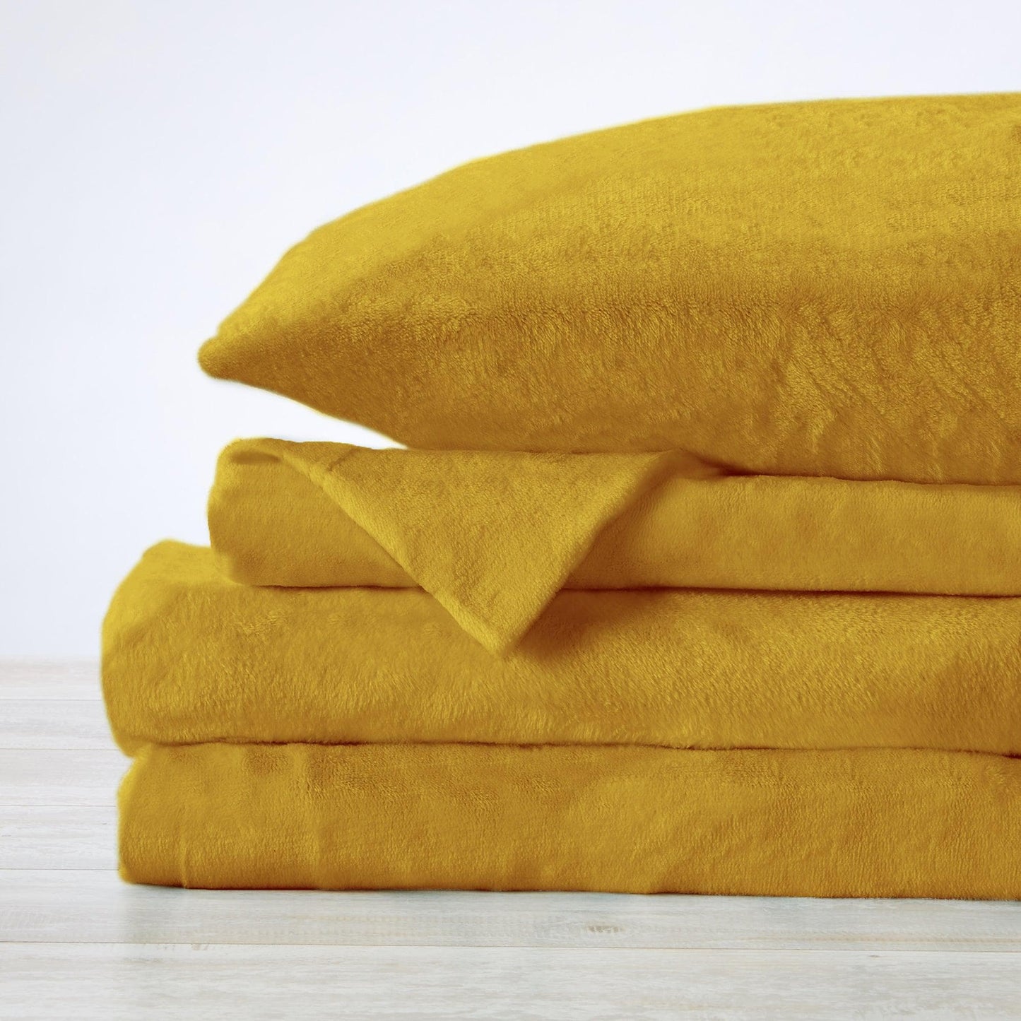 Solid Plush Sheet Set - Velvet Luxe Collection