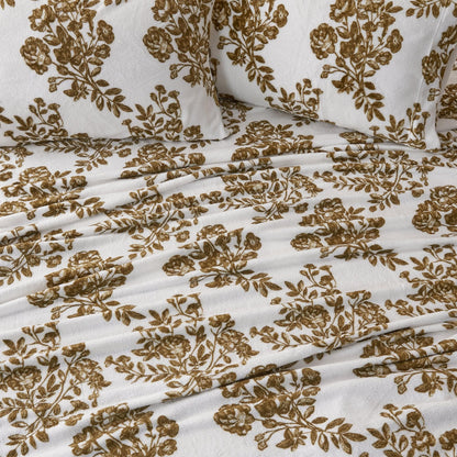 Printed Plush Sheet - Velvet Luxe Lattice Collection