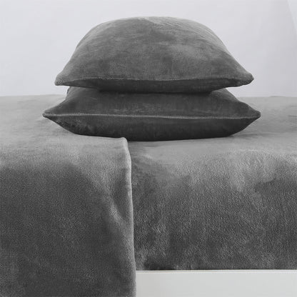 Solid Plush Sheet Set - Velvet Luxe Collection