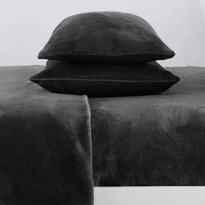 Solid Plush Sheet Set - Velvet Luxe Collection