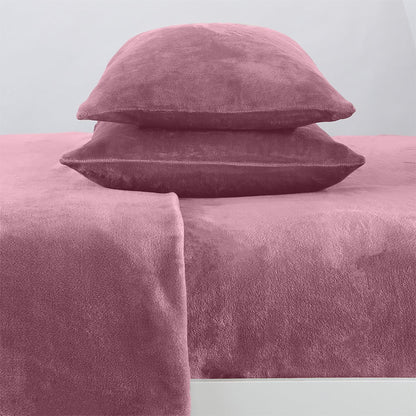Solid Plush Sheet Set - Velvet Luxe Collection