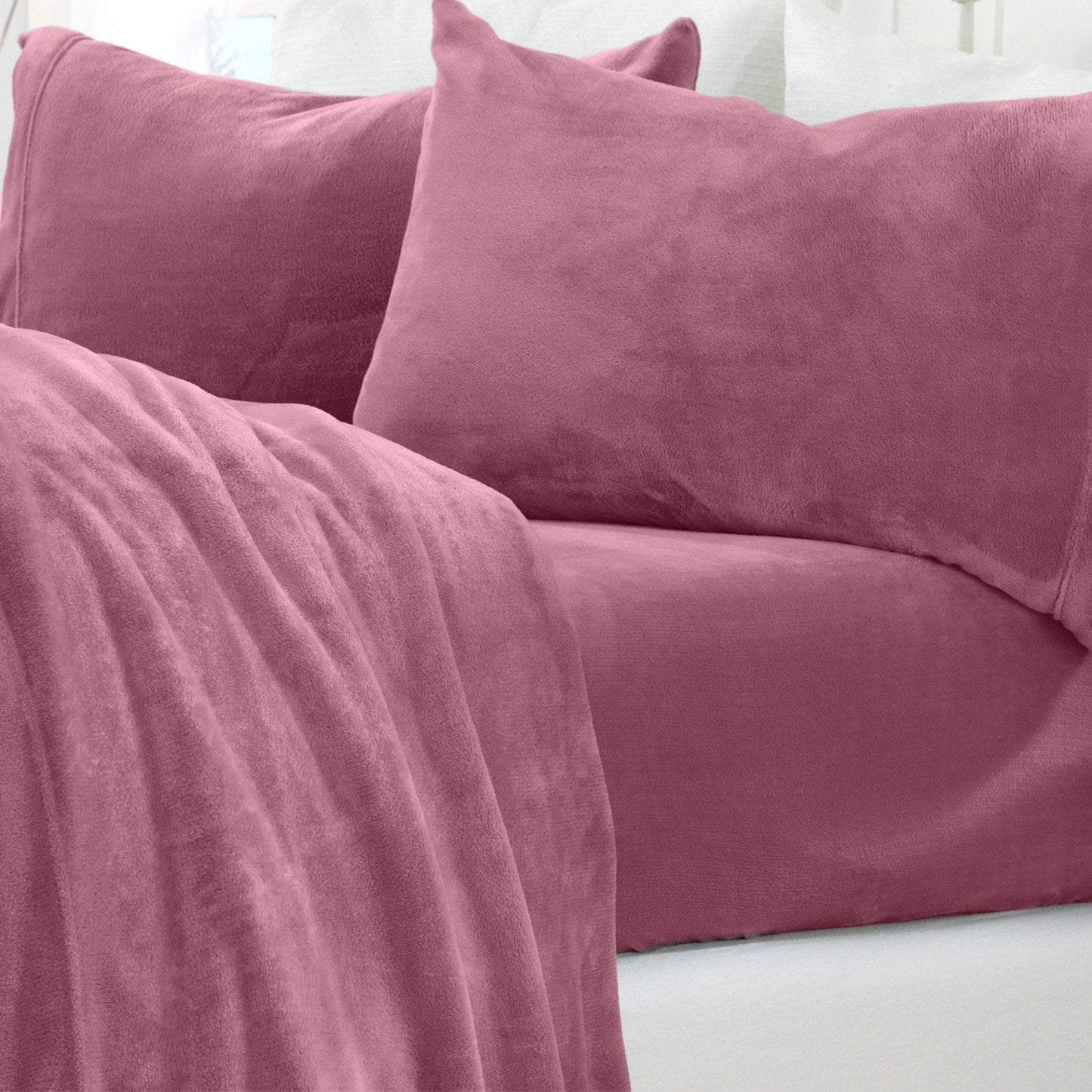 Solid Plush Sheet Set - Velvet Luxe Collection