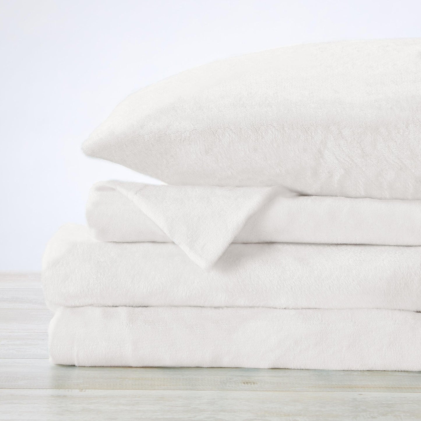 Solid Plush Sheet Set - Velvet Luxe Collection