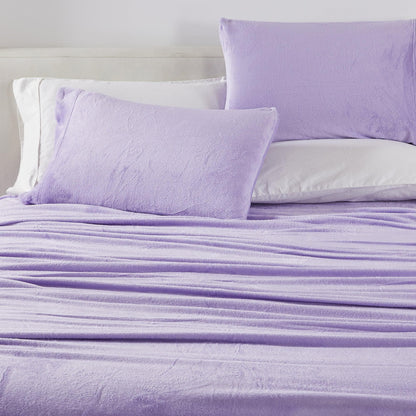 Solid Plush Sheet Set - Velvet Luxe Collection