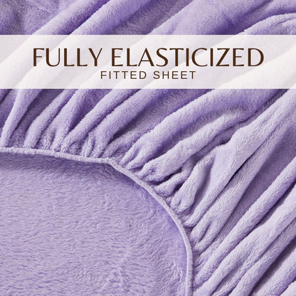 Solid Plush Sheet Set - Velvet Luxe Collection