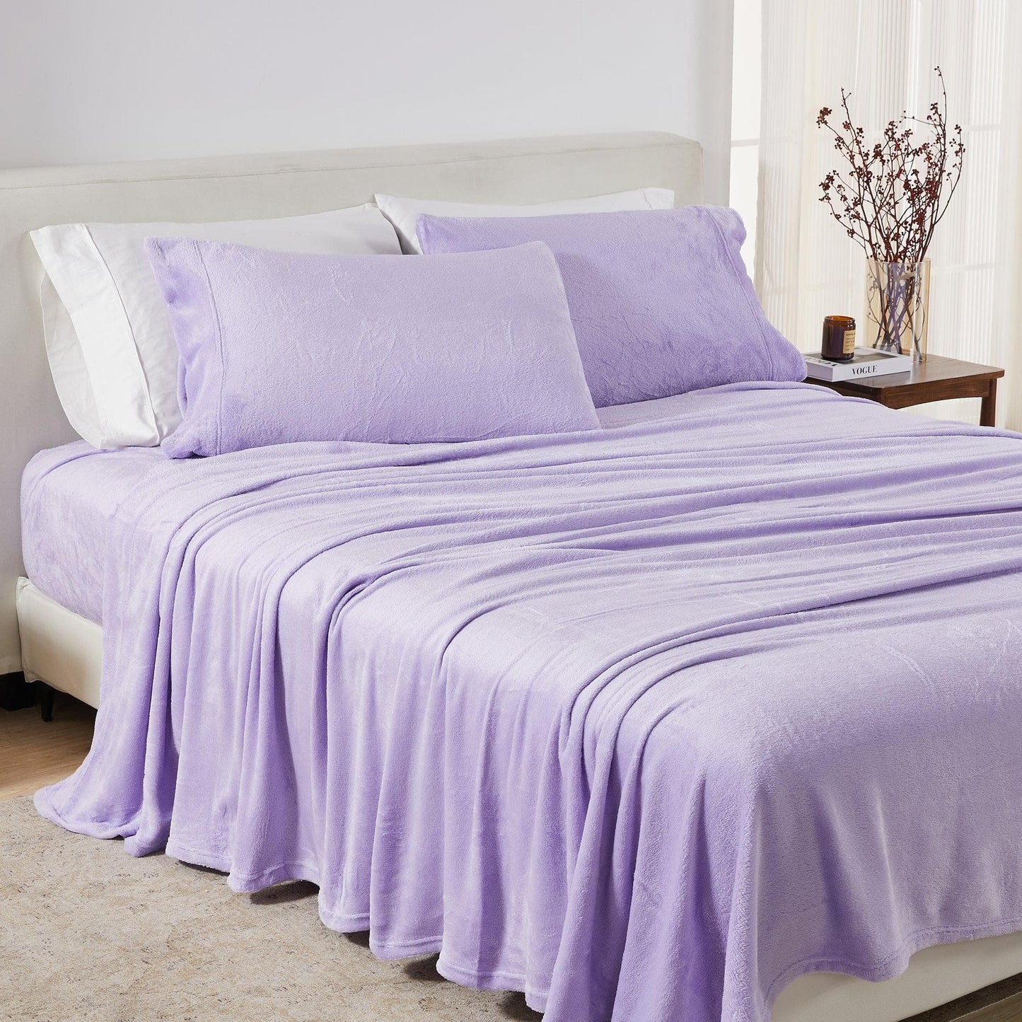Solid Plush Sheet Set - Velvet Luxe Collection