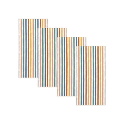 Oversized Striped Border Cabana Beach Towel - Santa Cruz