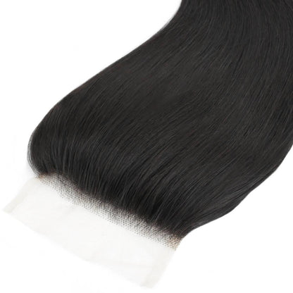 Brazilian Silky Straight 4x4 Transparent Lace Hair Closure