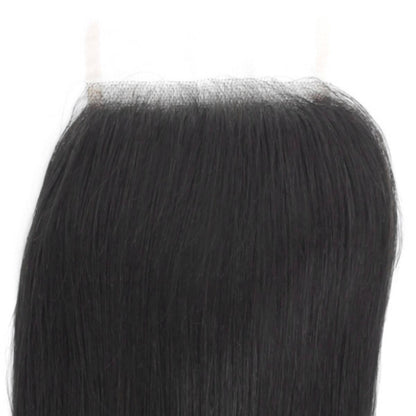 Brazilian Silky Straight 4x4 Transparent Lace Hair Closure