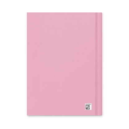 Backside of a hardcover journal by Paint Your Palette