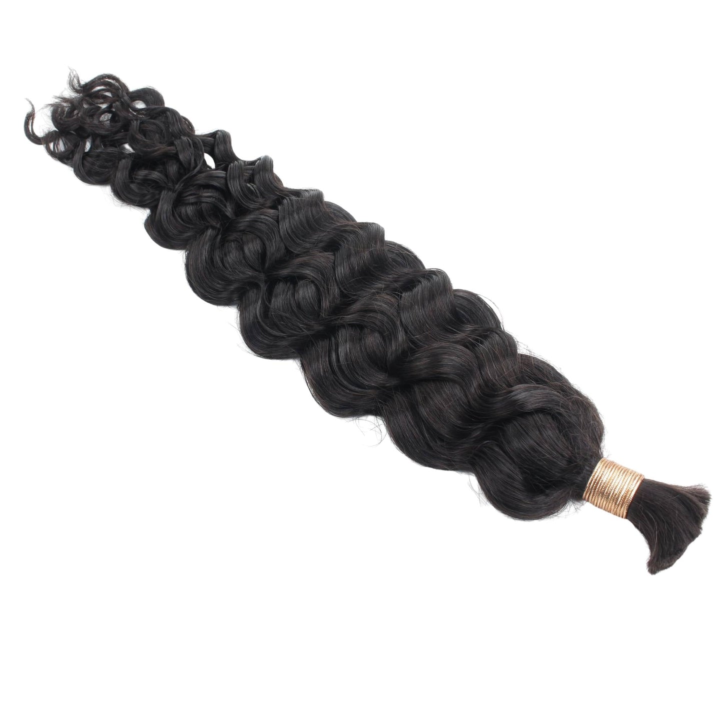 Natural 1B Latin Wave Bulk Braiding Hair